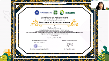 Read more about the article Outstanding, Fahutan IPB University Students Won 3 Awards in International Scientific Writing Competition